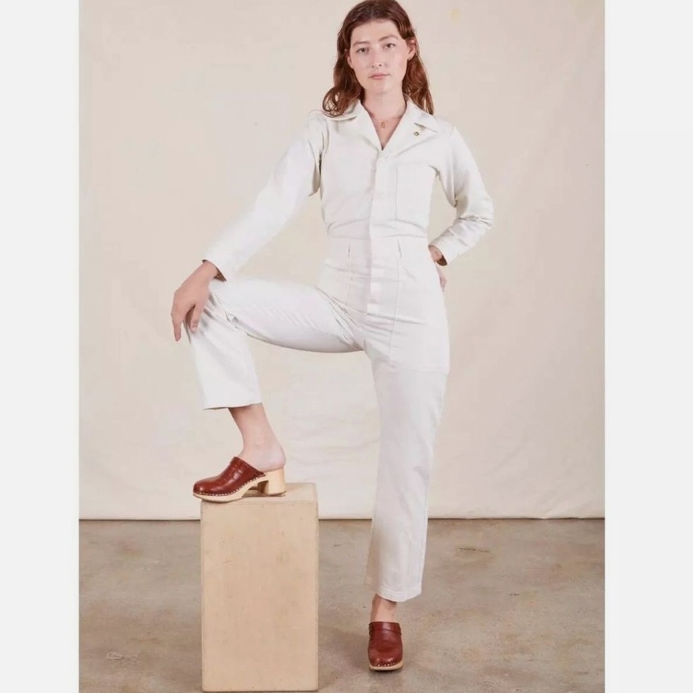 Big Bud Press Off White Everyday Jumpsuit Utility Long Sleeve XXS